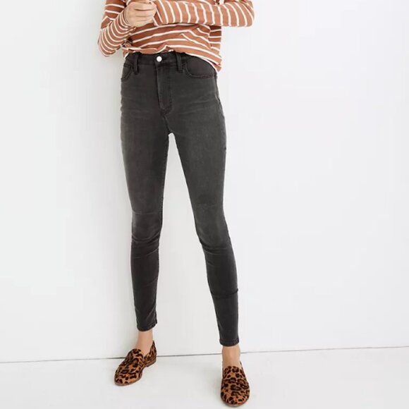 Madewell Roadtripper Skinny Jean Faded Black Ashmont Size 32 - Picture 1 of 7